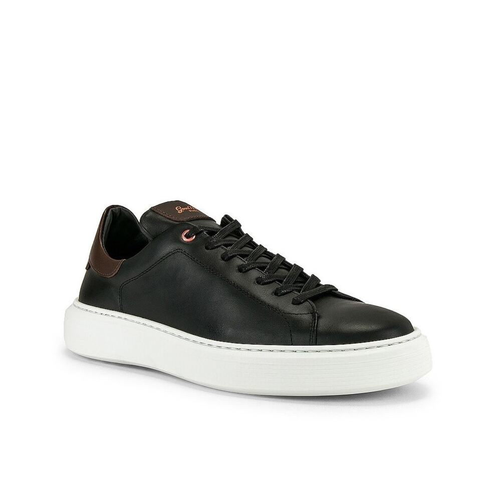 NEW Good Man Brand Legend London Sneaker Shoes Black /Dark Vachetta Mens Sz 9.5 - Picture 2 of 11